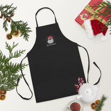 Load image into Gallery viewer, Black Santa : Embroidered Apron