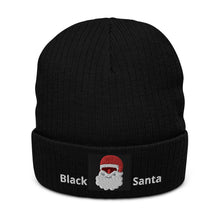 Load image into Gallery viewer, Black Santa Beanie : Eco-friendly