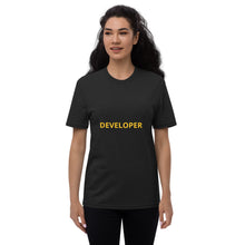Load image into Gallery viewer, DEVELOPER : Unisex recycled t-shirt