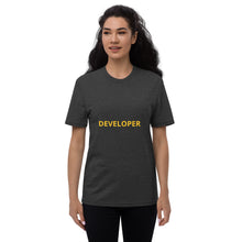 Load image into Gallery viewer, DEVELOPER : Unisex recycled t-shirt