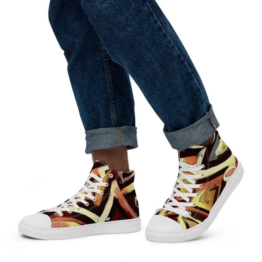 Da Sanest shoe collection : Men’s high top canvas shoes