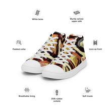 Load image into Gallery viewer, Da Sanest shoe collection : Men’s high top canvas shoes
