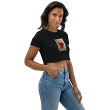 Load image into Gallery viewer, Heart Stronger Than Rain : Organic Crop Top
