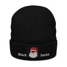 Load image into Gallery viewer, Black Santa Beanie : Eco-friendly
