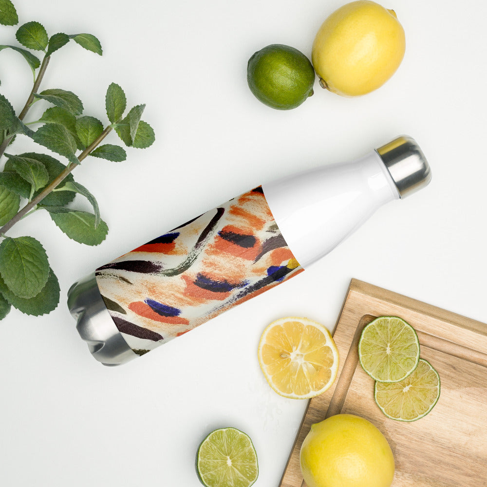 Stainless Steel Water Bottle : Prints Omarr Collection