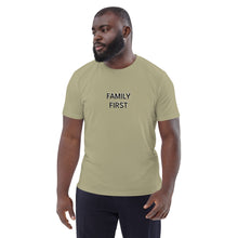 Load image into Gallery viewer, Family First t-shirt: Unisex organic cotton
