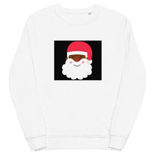 Load image into Gallery viewer, Black Santa : Unisex organic sweatshirt
