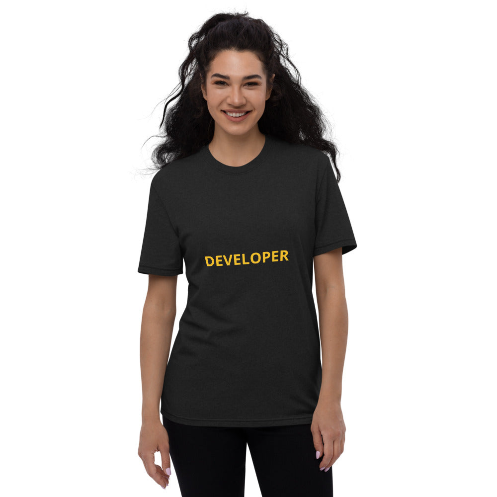 DEVELOPER : Unisex recycled t-shirt