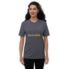 Load image into Gallery viewer, DEVELOPER : Unisex recycled t-shirt
