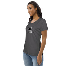 Load image into Gallery viewer, SELF LOVE : Women&#39;s fitted organic cotton tee
