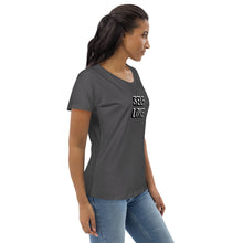 Load image into Gallery viewer, SELF LOVE : Women&#39;s fitted organic cotton tee
