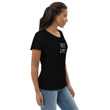 Load image into Gallery viewer, SELF LOVE : Women&#39;s fitted organic cotton tee
