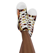 Load image into Gallery viewer, Da Sanest shoe collection : Women’s high top canvas
