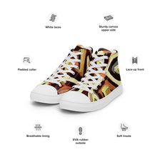 Load image into Gallery viewer, Da Sanest shoe collection : Women’s high top canvas
